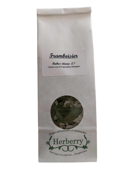 Tisane de feuilles de framboisier bio Herberry - 20 g