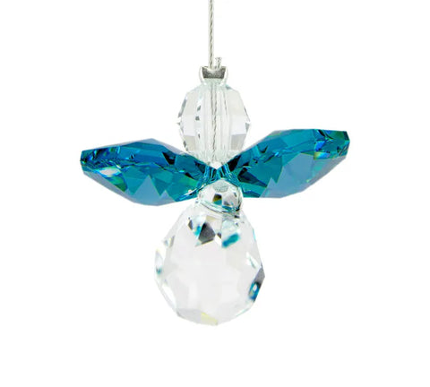 Ange Gardien Zircon Bleu Décembre | Cristal Feng Shui Tierra Zen