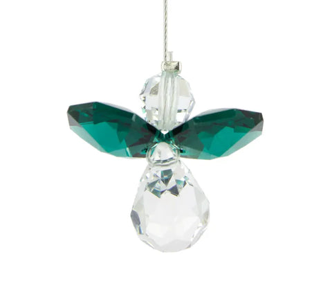 Ange Gardien Émeraude Mai | Cristal Feng Shui Tierra Zen
