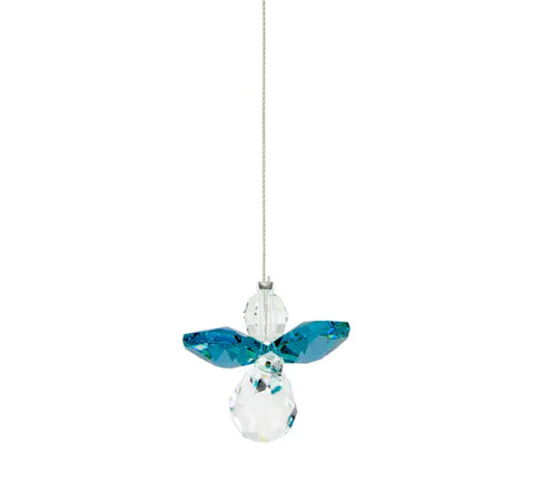 Ange Gardien Zircon Bleu Décembre | Cristal Feng Shui Tierra Zen