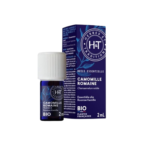 Huile essentielle de camomille romaine bio Herbes et Traditions - flacon 5 ml