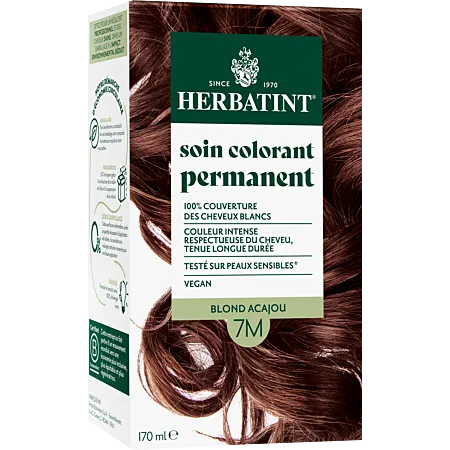 Coloration Blond Acajou-7M-170ml-Herbatint