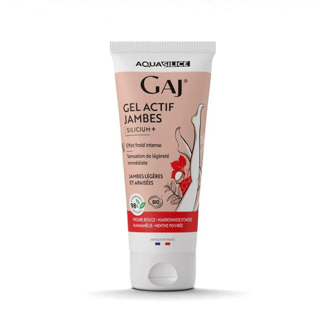 Retrouvez légèreté et confort au quotidien avec le GAJ Gel Actif Jambes Bio 100ml d'Aquasilice