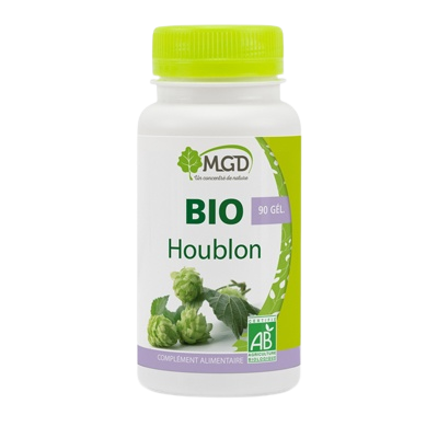 Lúpulo orgánico 480mg-90 cápsulas-MGD