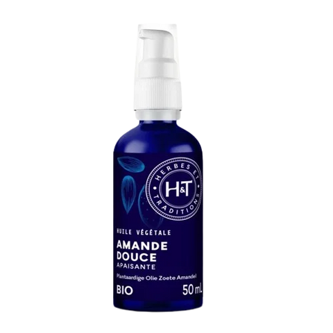 Huile végétale d'Amande douce Bio-50 -Herbes et Traditions