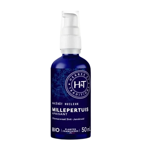 Huile de millepertuis bio macérât huileux Herbes et Traditions - flacon 50 ml