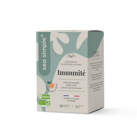 Immunité-Phycocyanine Bio-2000mg-Sea Simple