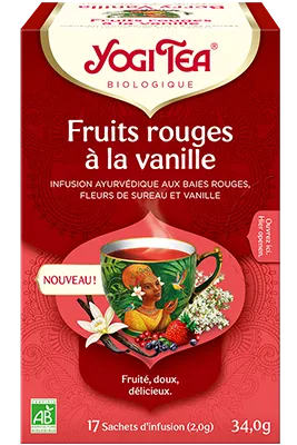 Red Fruit Infusion with Vanilla - 17 sachets - Yogi Tea