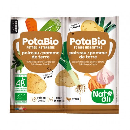 Potabio poireau pomme de terre bio Natali - sachet 17 g