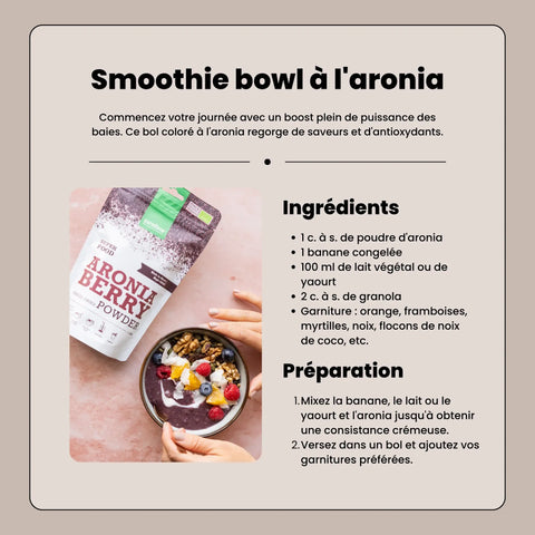 Poudre d’Aronia Bio-200g-Purasana