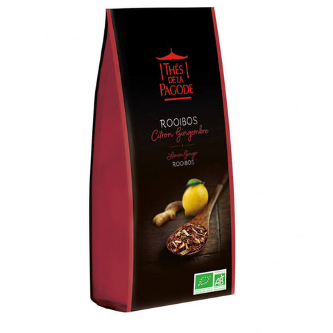 Rooibos Citron Gingembre Bio-100g-Thés de la Pagode