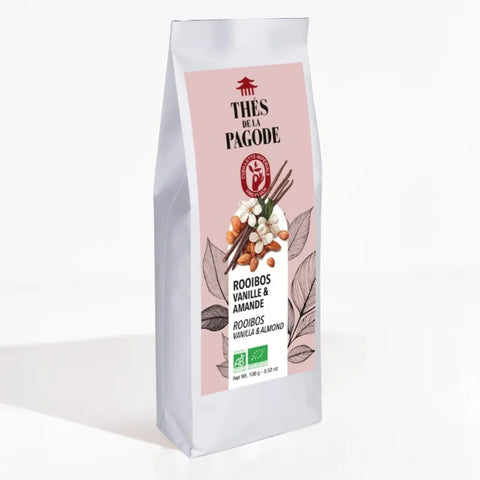 Rooibos gourmand Vanille Amande Bio-100g-Thés de la Pagode