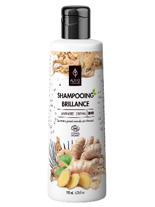 Organic Ginger and Ginseng Shine Shampoo-200mL-Altho