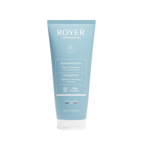 Flacon Shampooing Bio à la Bave d’Escargot 200ml Royer Cosmétique, soin capillaire bio 16% bave pure Excellent Yuka.