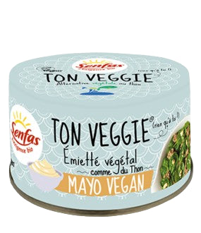 Ton Veggie Mayo Vegan Émietté Végétal Bio 120g – Senfas
