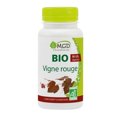 Vigne rouge bio-90 gélules-MGD nature