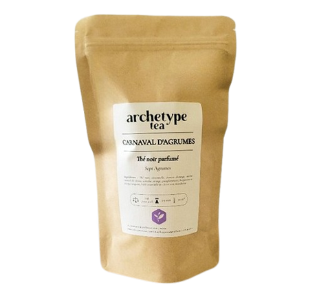Carnaval d'agrumes-Thé noir parfumé 100g-Archetype Tea