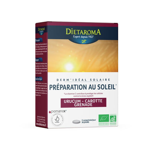 Dermideal solar-Preparado para el sol-30 comprimidos-Dietaroma