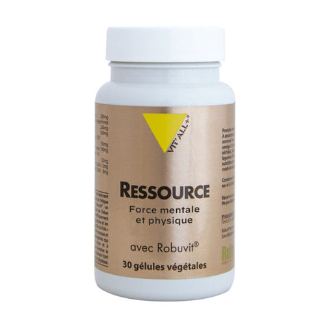 RESSOURCE-Force Mentale et Physique-30 gélules-Vit'all+
