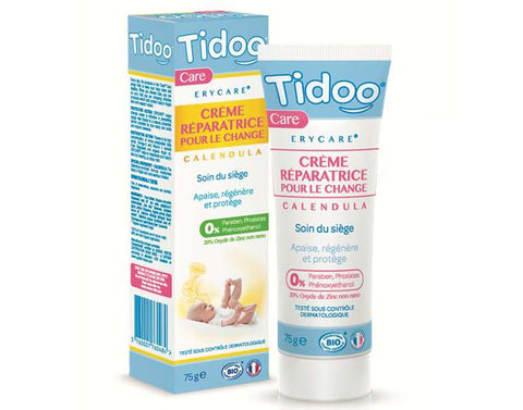Crème de change bio au calendula Tidoo - tube de 75 g