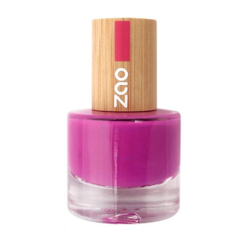 Vernis à ongles Bio - 661 Fuschia- 8 ml - Zao Make-up - Boutique Pleine-Forme