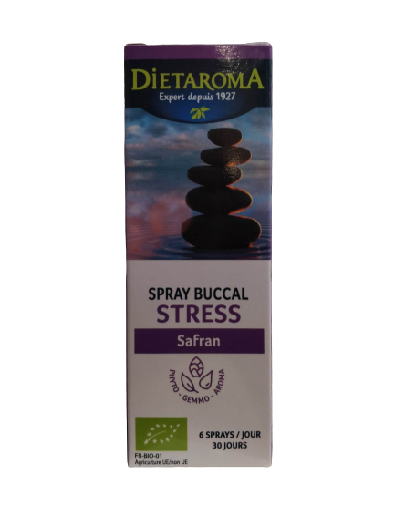 Spray bucal antiestrés con Azafrán-30ml-Dietaroma
