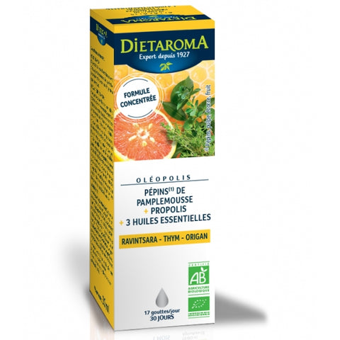 Oléopolis immunité gouttes-Flacon 30ml-Dietaroma