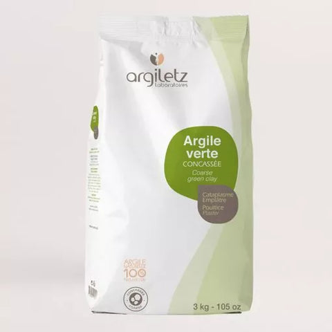 Argile verte concassée-1 ou 3kg-Argiletz