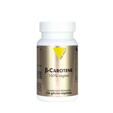 Beta-Carotène 100% Végétal-100 gélules végétales-Vit'all+