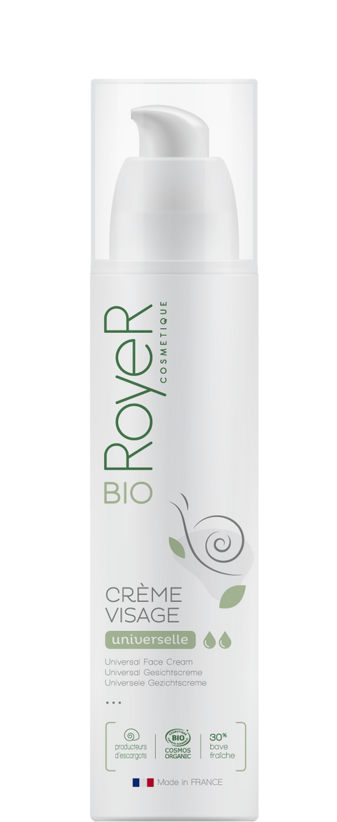Universal anti-aging and moisturizing face cream with organic snail slime - 50 ml - Royer cosmetic