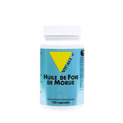 Huile de foie de morue Vit'all+ - 100 capsules