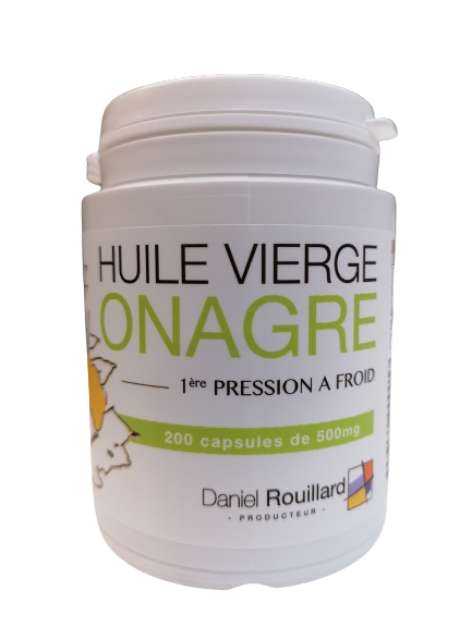 Virgin evening primrose oil-60 capsules-Daniel Rouillard