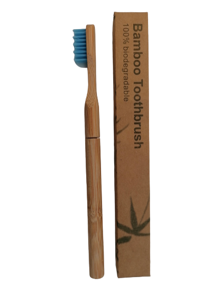 Eco-Friendly Bamboo Toothbrush with Rechargeable Head-Full Shape