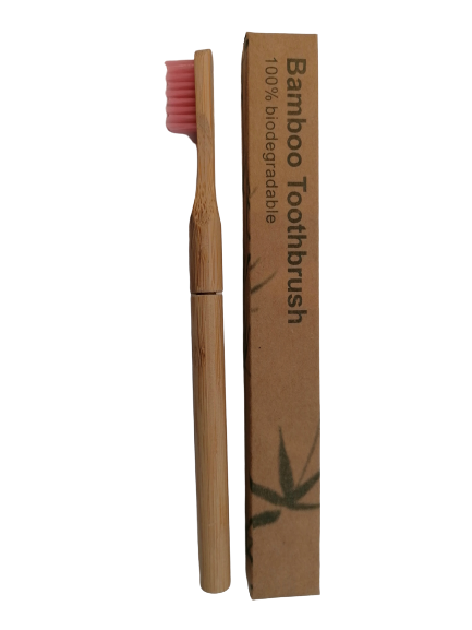 Eco-Friendly Bamboo Toothbrush with Rechargeable Head-Full Shape