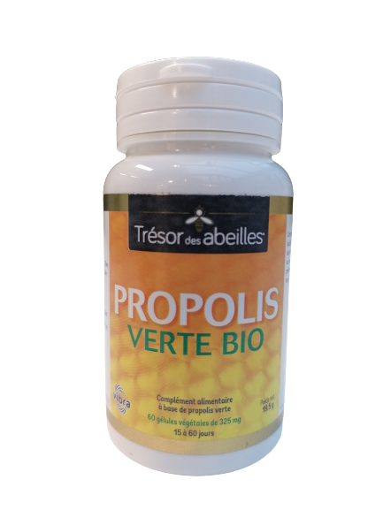 Propolis verte bio-60 gélules-Trésor des Abeilles. – Boutique Pleine-Forme