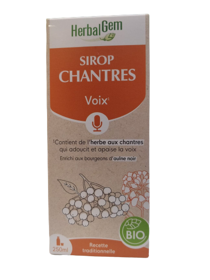Sirop des chantres pour la voix-250 ml-Herbalgem