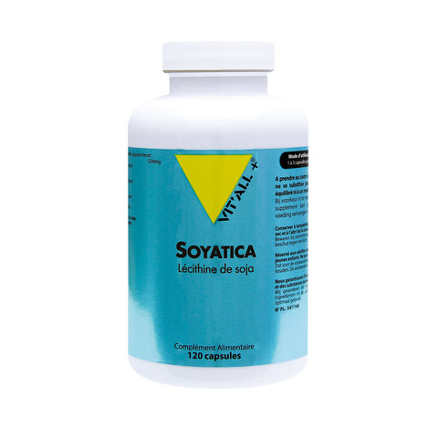 Lécithine de soja, Soyatica,1200mg-120 capsules-Vit'all+