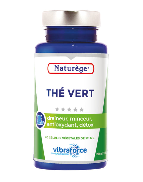 Thé Vert- 60 gélules- NATURÈGE