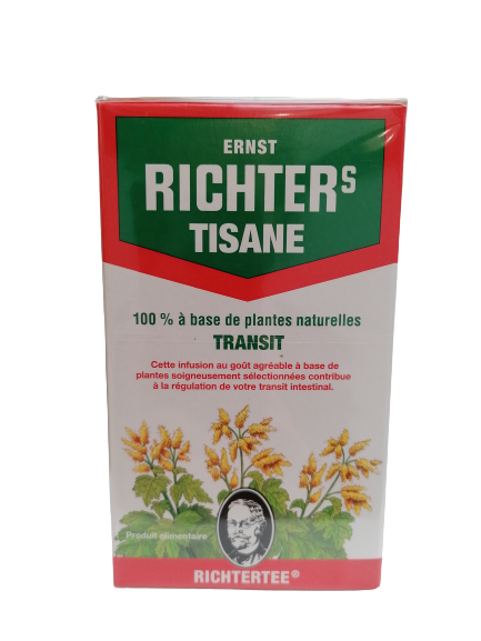 RICHTER Tisane 100% à base de plantes naturelles Transit, 20 sachets 40 g,  lot de 10 : : Hygiène et Santé