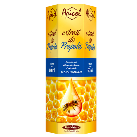 Extrait de Propolis Apicol-60 ml-Api nature