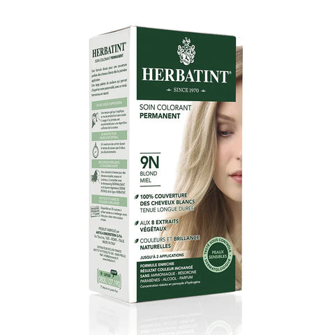 Coloration permanente Blond miel 9N Herbatint - kit 170 ml - vue 2