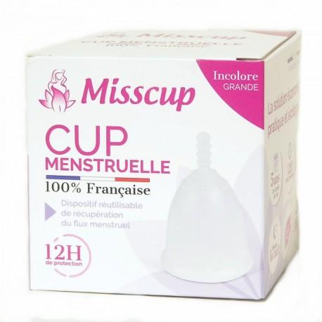 Cup menstruelle incolore grande-30 ml-Misscup - Boutique Pleine-Forme 