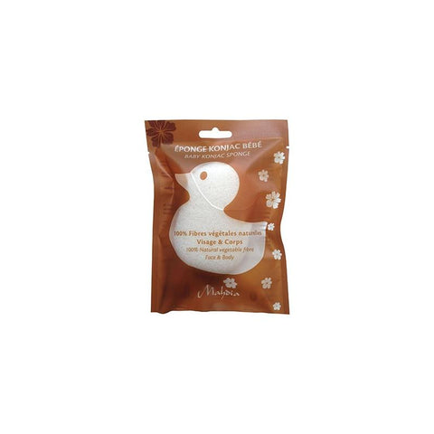 Eponge Konjac Naturelle Bébé Visage et Corps 100% Fibres végétales-Beliflor - Boutique Pleine-Forme