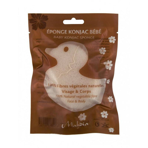 Eponge Konjac Naturelle Bébé Visage et Corps 100% Fibres végétales-Beliflor - Boutique Pleine-Forme