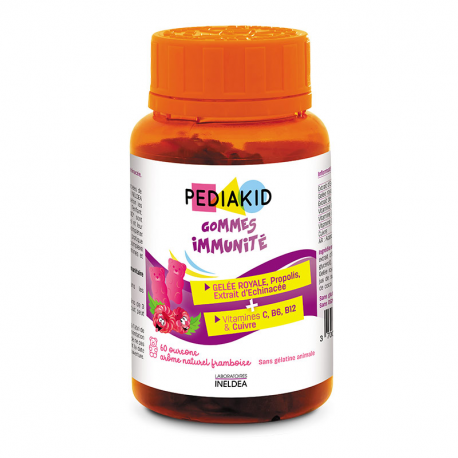 PEDIAKID Gommes Immunité - 60oursons - Ineldéa