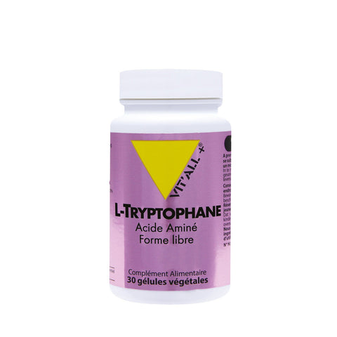 L-tryptophane- 30 gélules végétales-Vit'all+