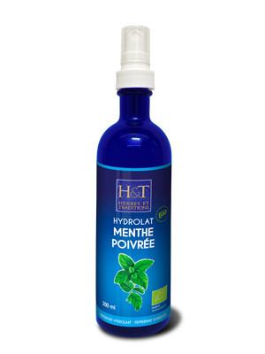 Hydrolat de menthe poivrée bio Herbes et Traditions - flacon spray 200 ml