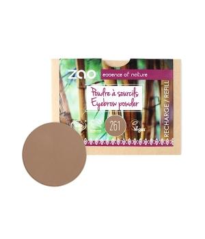 Recharge Poudre à Sourcils 261 Blonds Cendré-Zao Make up - Boutique Pleine-Forme