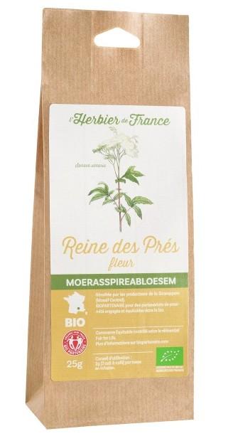 Reine des Prés Parties Aériennes Bio -25 g-Herbier de France - Boutique Pleine-Forme