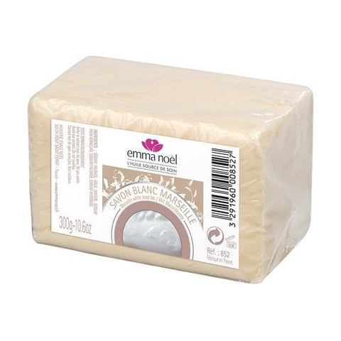 Savon de Marseille Blanc 300 g -Emma noel - Boutique Pleine-Forme